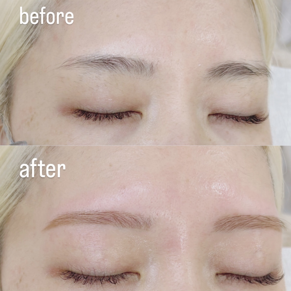 45FF09E7 C933 4545 AE9F 019A67D1D011 - 平行アーチ眉×ミルクティーカラー